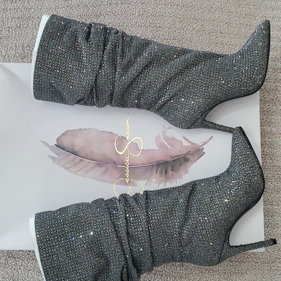Jessica Simpson Shoes - NEW Jessica Simpson Sparkly Boots - 7.5